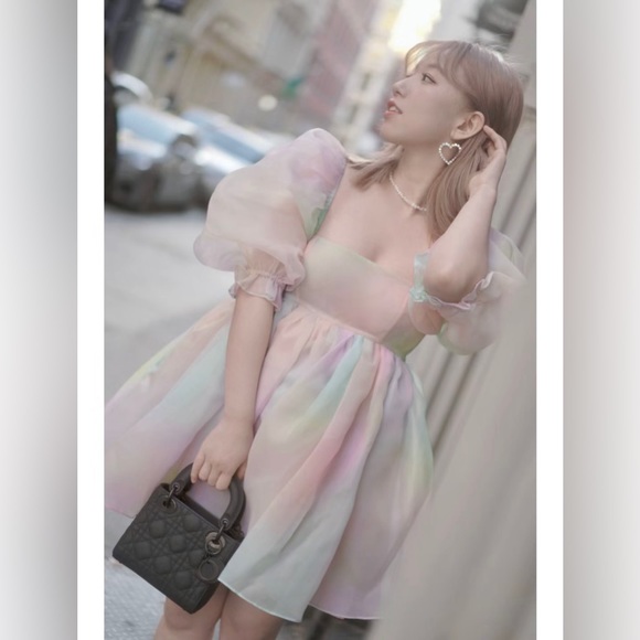 NWT Selkie puff dress. Size S - Picture 7 of 16